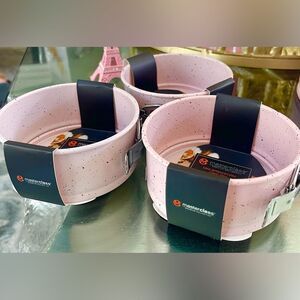 Set Of 3 MasterClass Pink Mini Cake Pans Set